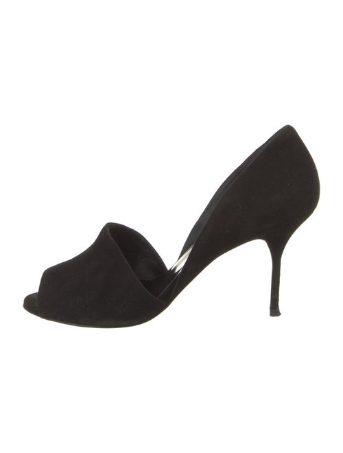 Pierre Hardy Velvet D'Orsay Pumps