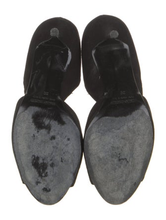 Pierre Hardy Velvet D'Orsay Pumps