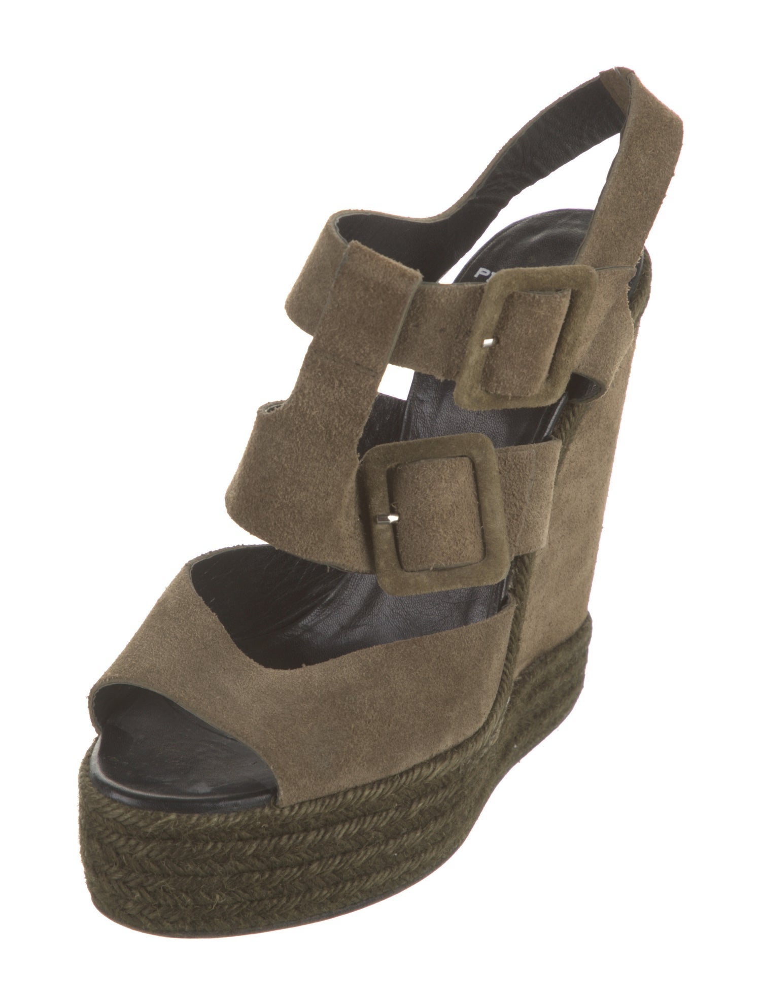 Pierre Hardy Suede Espadrilles