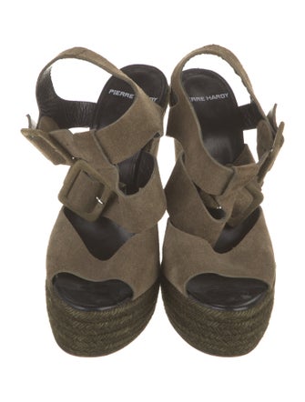 Pierre Hardy Suede Espadrilles