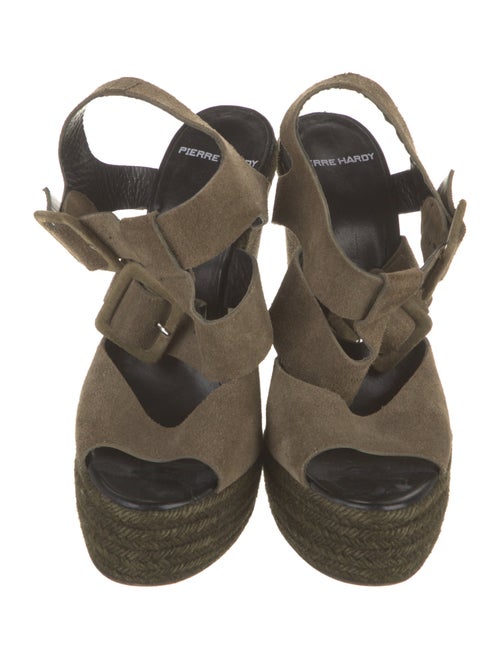 Pierre Hardy Suede Espadrilles