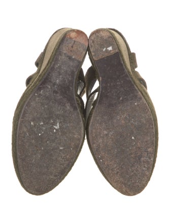 Pierre Hardy Suede Espadrilles