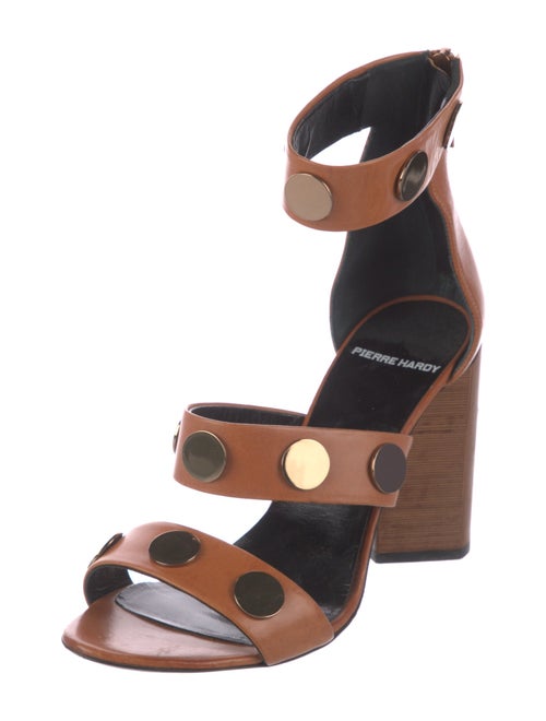 Pierre Hardy Leather Studded Accents Gladiator Sandals