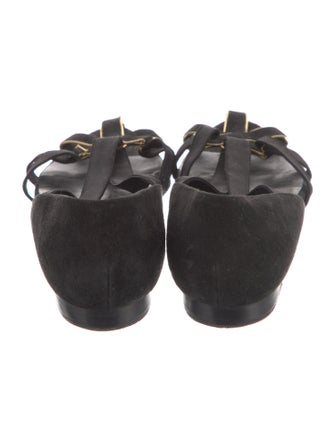 Pierre Hardy Suede D'Orsay Flats