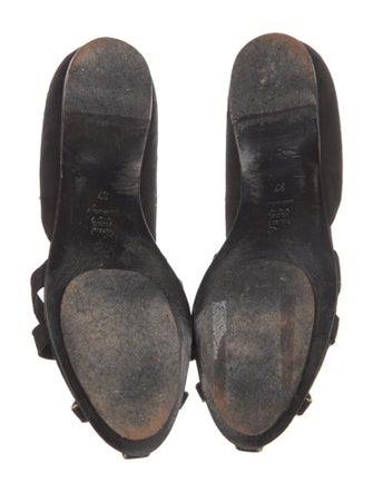 Pierre Hardy Suede D'Orsay Flats