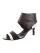 Pierre Hardy Leather Colorblock Pattern Slingback Sandals