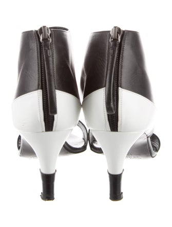 Pierre Hardy Leather Colorblock Pattern Slingback Sandals