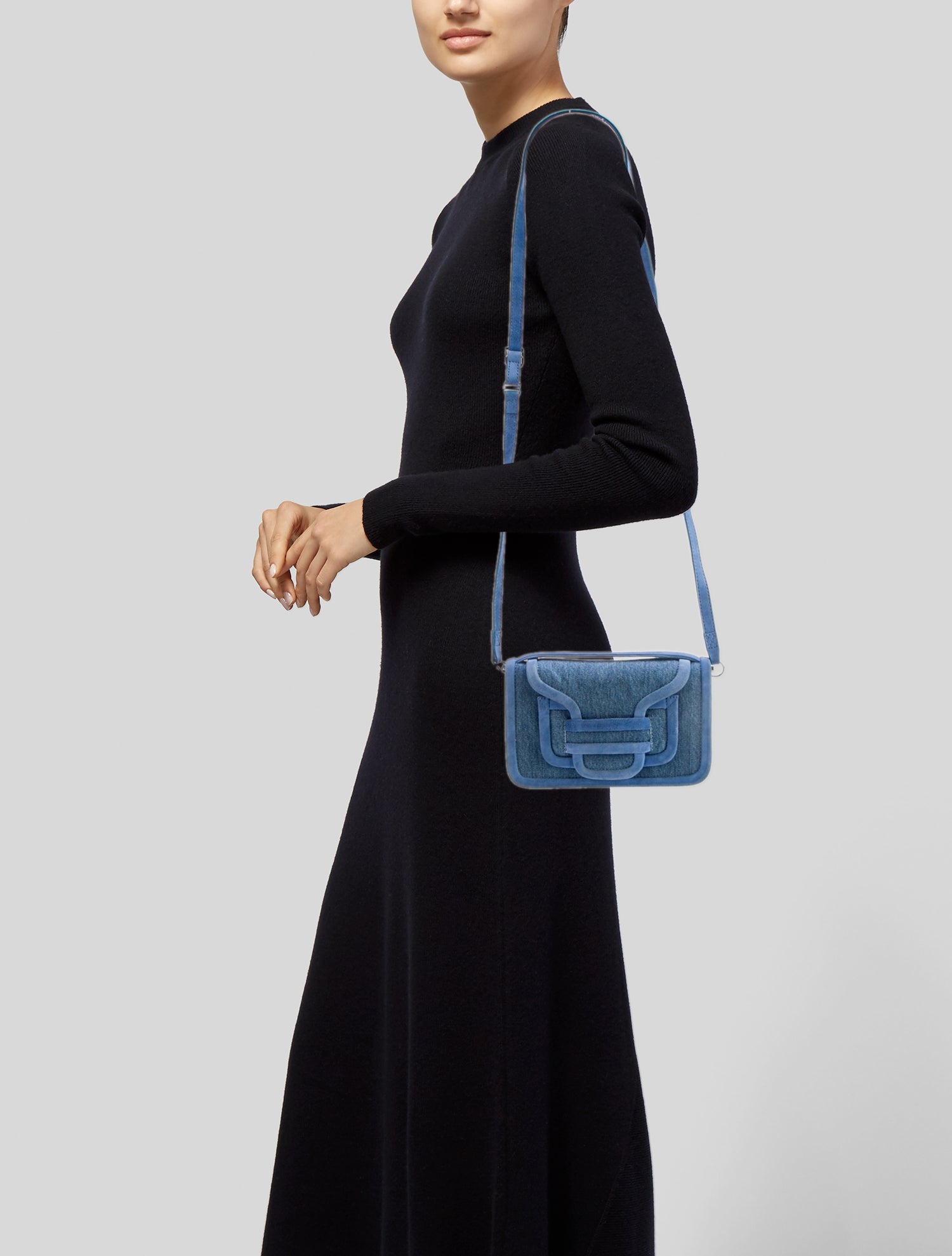 Pierre Hardy Denim Crossbody Bag
