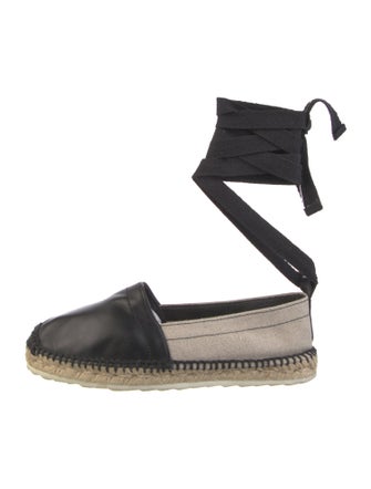 Pierre Hardy Canvas Leather Trim Embellishment Espadrilles