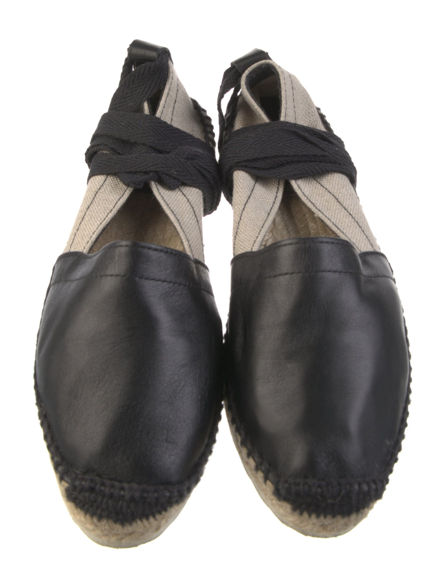 Pierre Hardy Canvas Leather Trim Embellishment Espadrilles