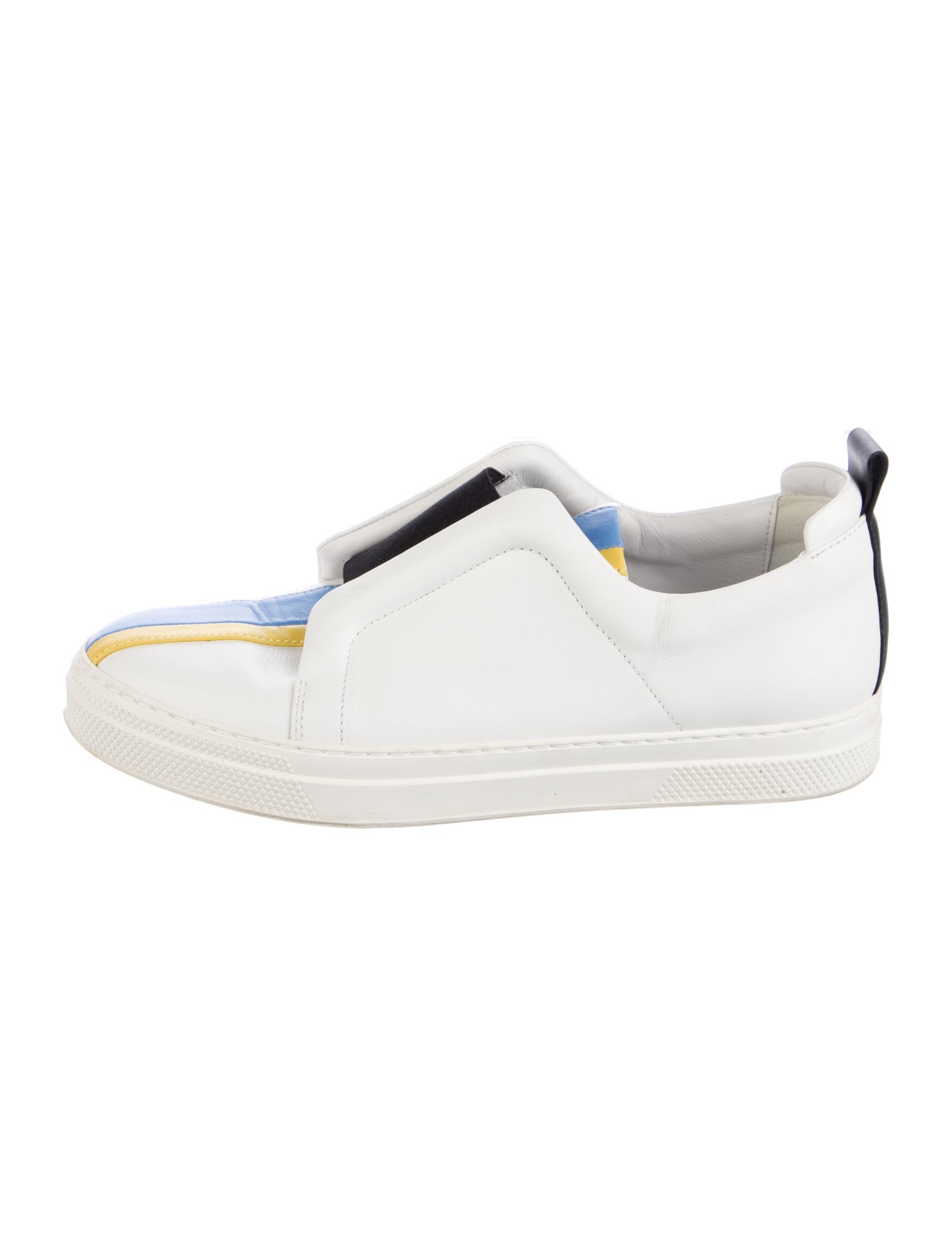 Pierre Hardy Leather Printed Sneakers