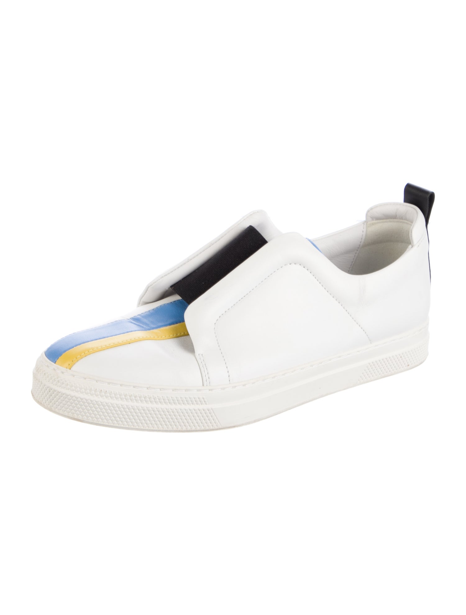 Pierre Hardy Leather Printed Sneakers