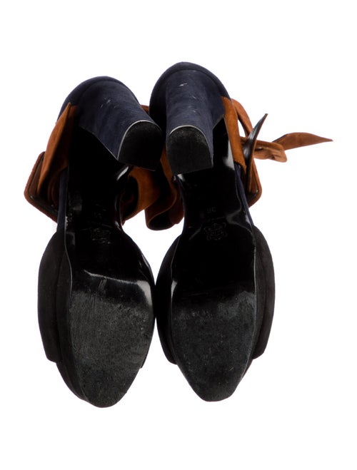 Pierre Hardy Suede Cutout Accent Sandals