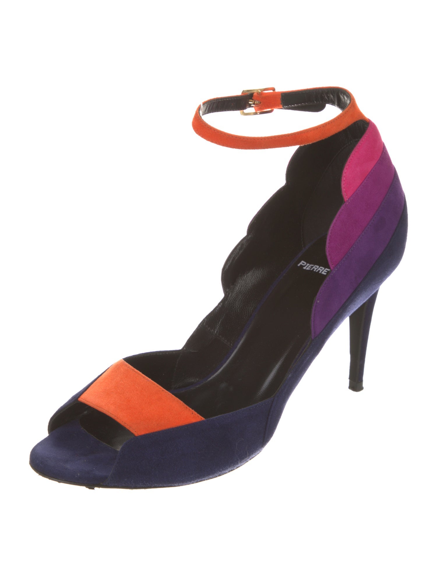 Pierre Hardy Suede Printed Sandals