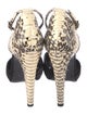 Pierre Hardy Python Animal Print D'Orsay Pumps