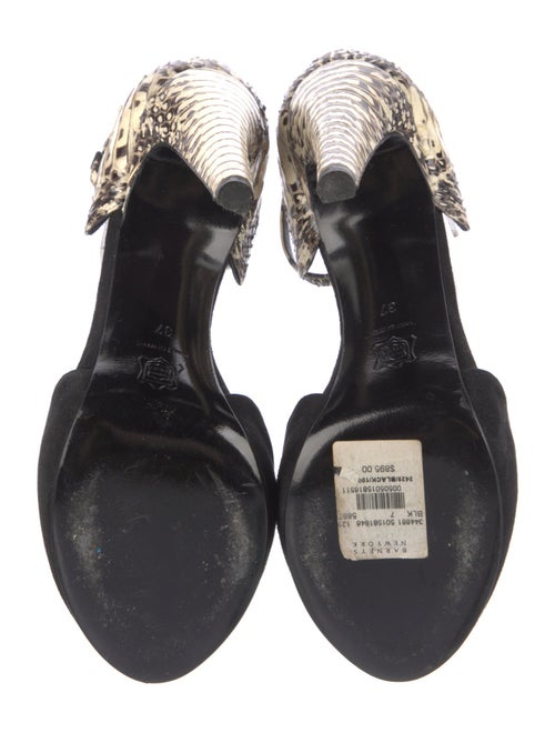 Pierre Hardy Python Animal Print D'Orsay Pumps