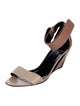 Pierre Hardy Leather Colorblock Pattern Slingback Sandals