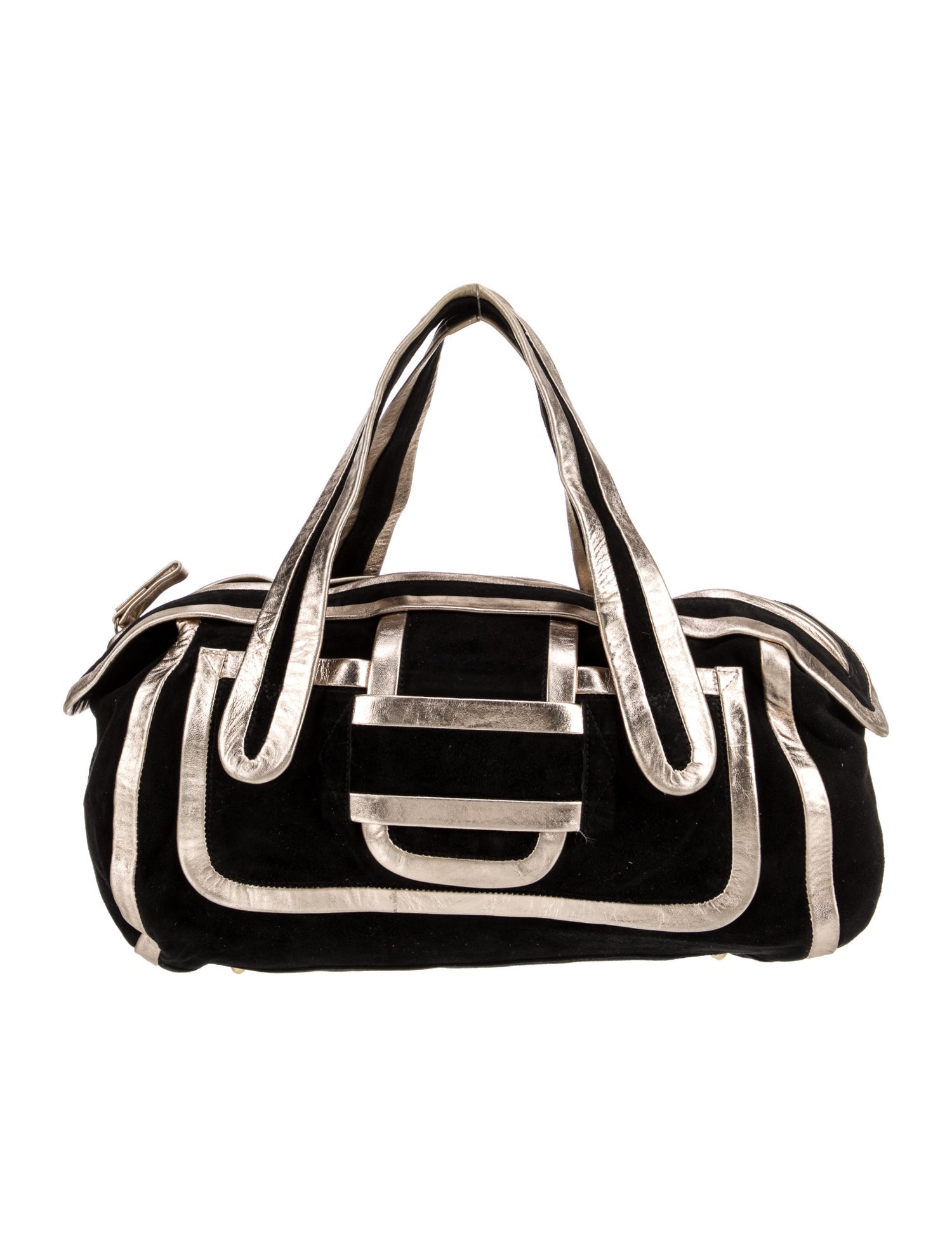 Pierre Hardy Suede Top Handle Bag