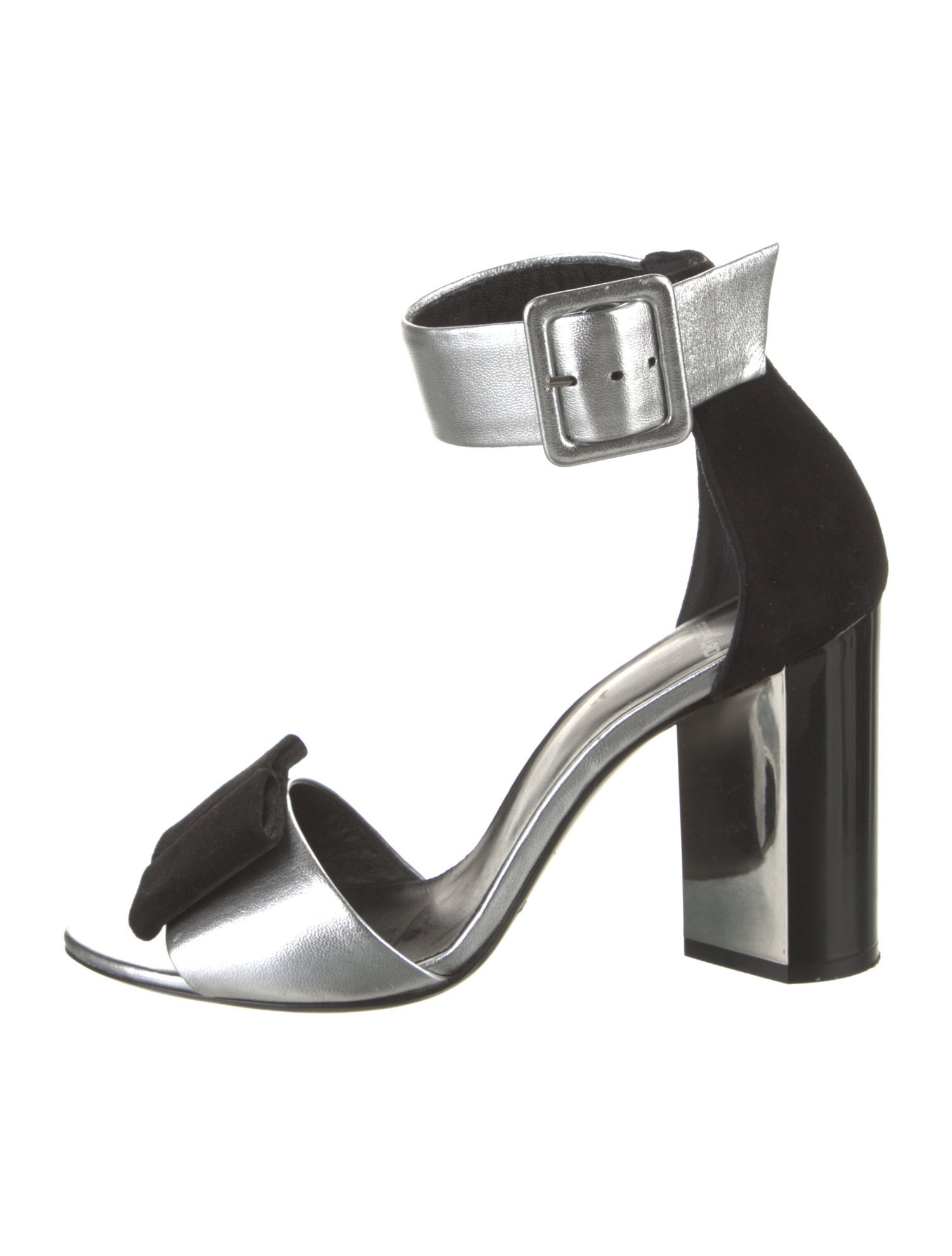 Pierre Hardy Leather Bow Accents Sandals