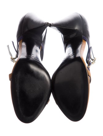 Pierre Hardy Leather Animal Print Sandals