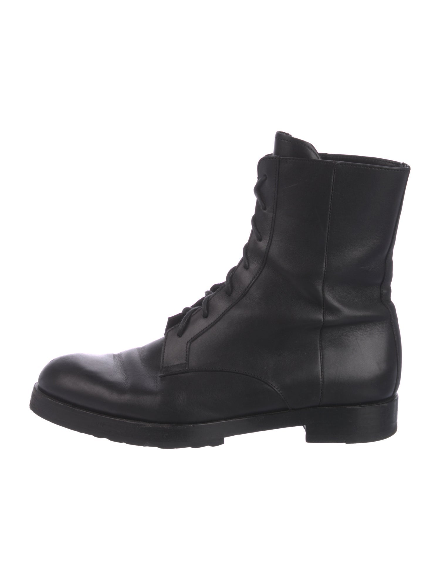 Pierre Hardy Leather Combat Boots