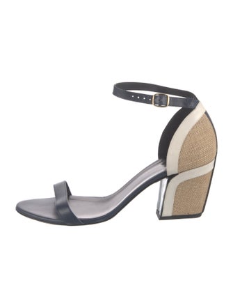 Pierre Hardy Leather Colorblock Pattern Sandals
