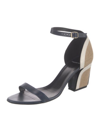 Pierre Hardy Leather Colorblock Pattern Sandals