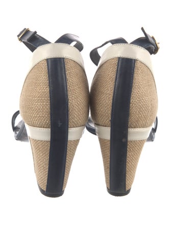 Pierre Hardy Leather Colorblock Pattern Sandals