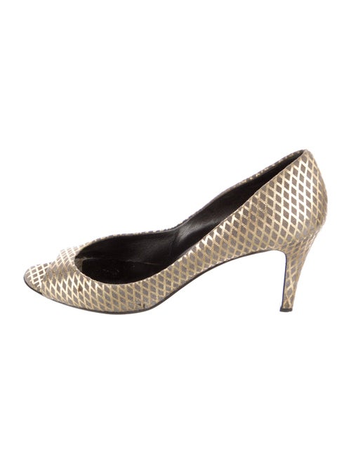 Pierre Hardy Suede Plaid Print Pumps