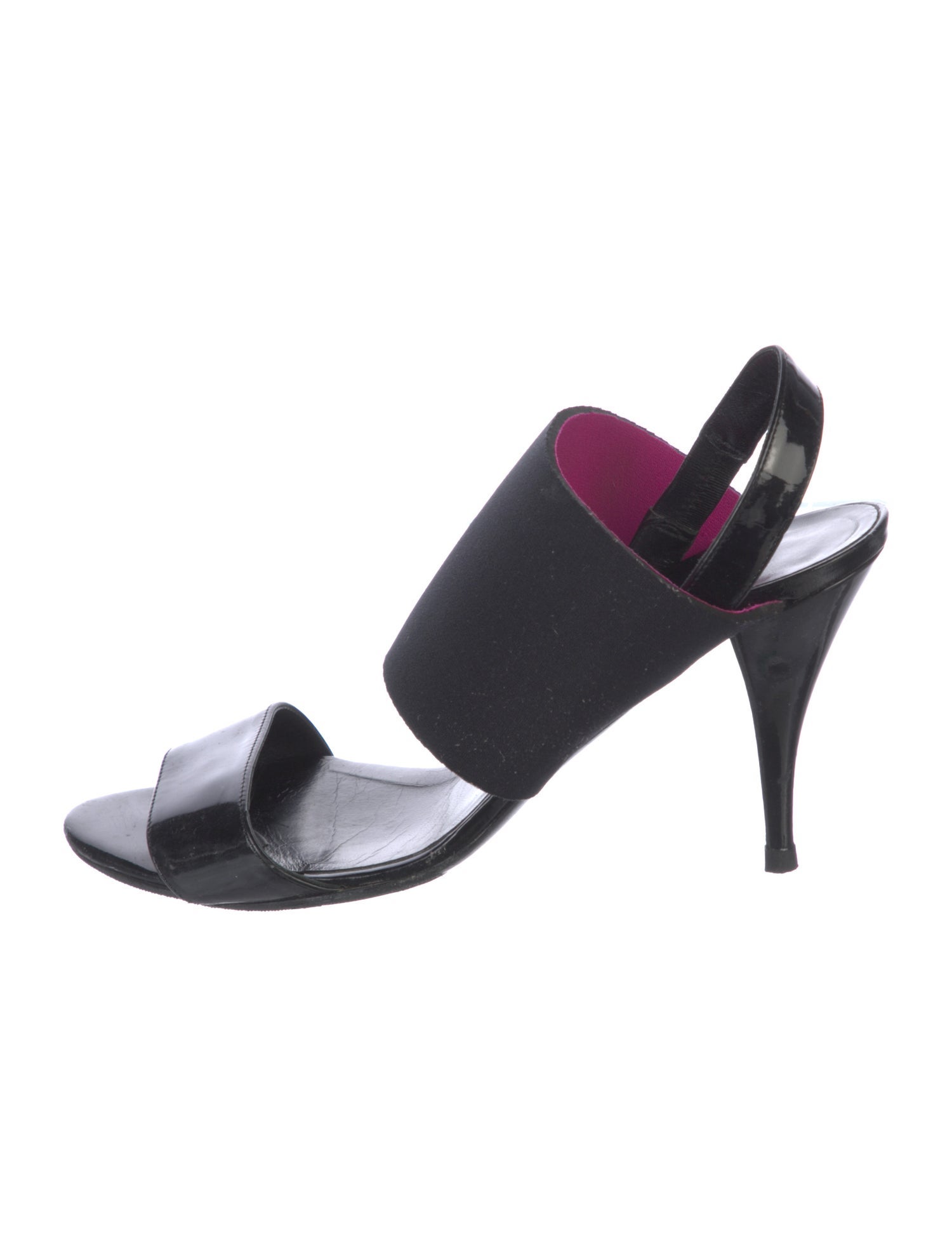 Pierre Hardy Vintage Patent Leather Slingback Sandals