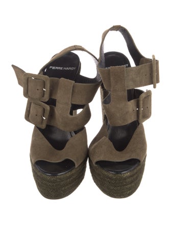 Pierre Hardy Suede Animal Print Pumps