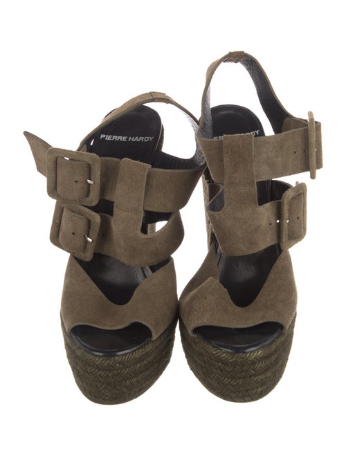 Pierre Hardy Suede Animal Print Pumps