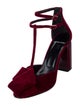 Pierre Hardy Velvet T-Strap Pumps