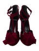 Pierre Hardy Velvet T-Strap Pumps