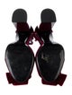 Pierre Hardy Velvet T-Strap Pumps