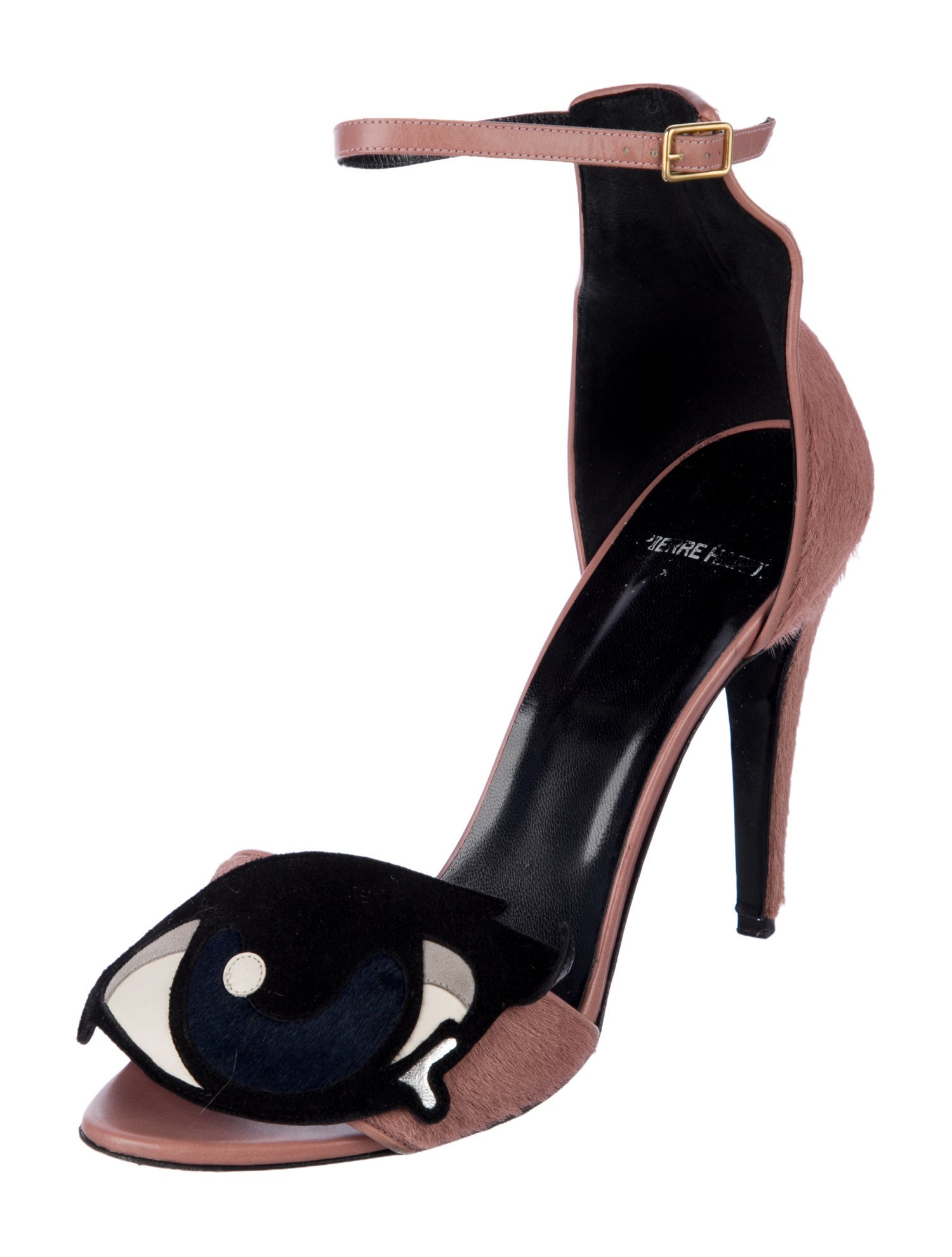 Pierre Hardy Calf Hair Printed D'Orsay Pumps