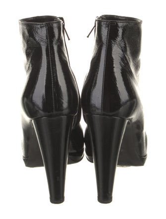 Pierre Hardy Patent Leather Lace-Up Boots
