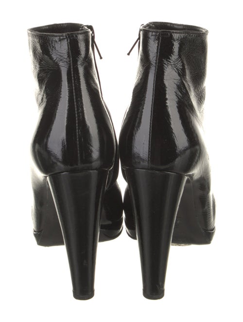 Pierre Hardy Patent Leather Lace-Up Boots