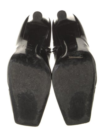 Pierre Hardy Patent Leather Lace-Up Boots