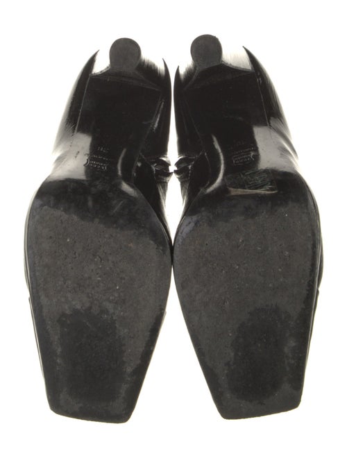 Pierre Hardy Patent Leather Lace-Up Boots