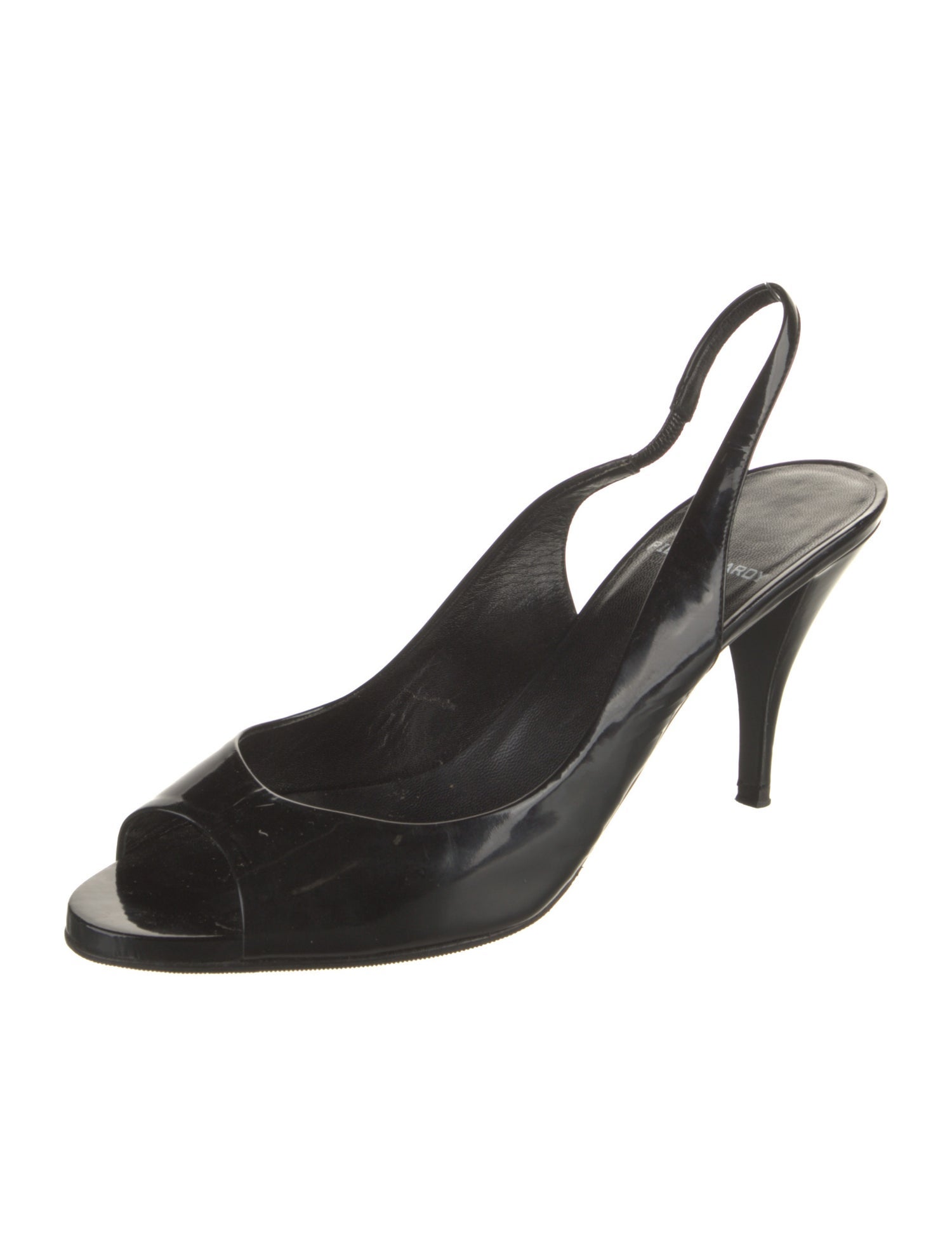 Pierre Hardy Satin Slingback Sandals