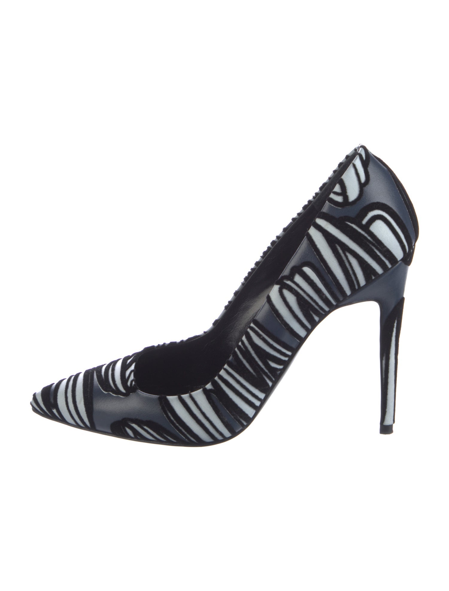 Pierre Hardy Leather Animal Print Pumps