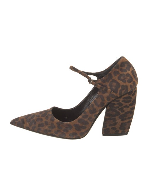 Pierre Hardy Suede Animal Print Pumps