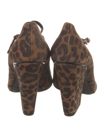 Pierre Hardy Suede Animal Print Pumps