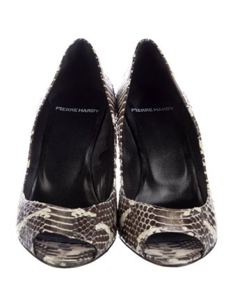 Pierre Hardy Snakeskin Animal Print Pumps