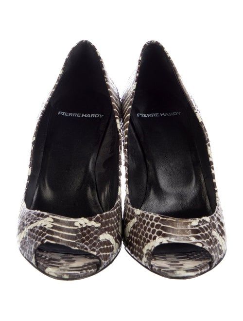 Pierre Hardy Snakeskin Animal Print Pumps