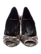 Pierre Hardy Snakeskin Animal Print Pumps