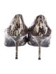 Pierre Hardy Snakeskin Animal Print Pumps