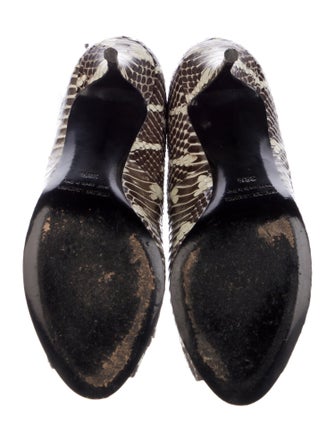 Pierre Hardy Snakeskin Animal Print Pumps