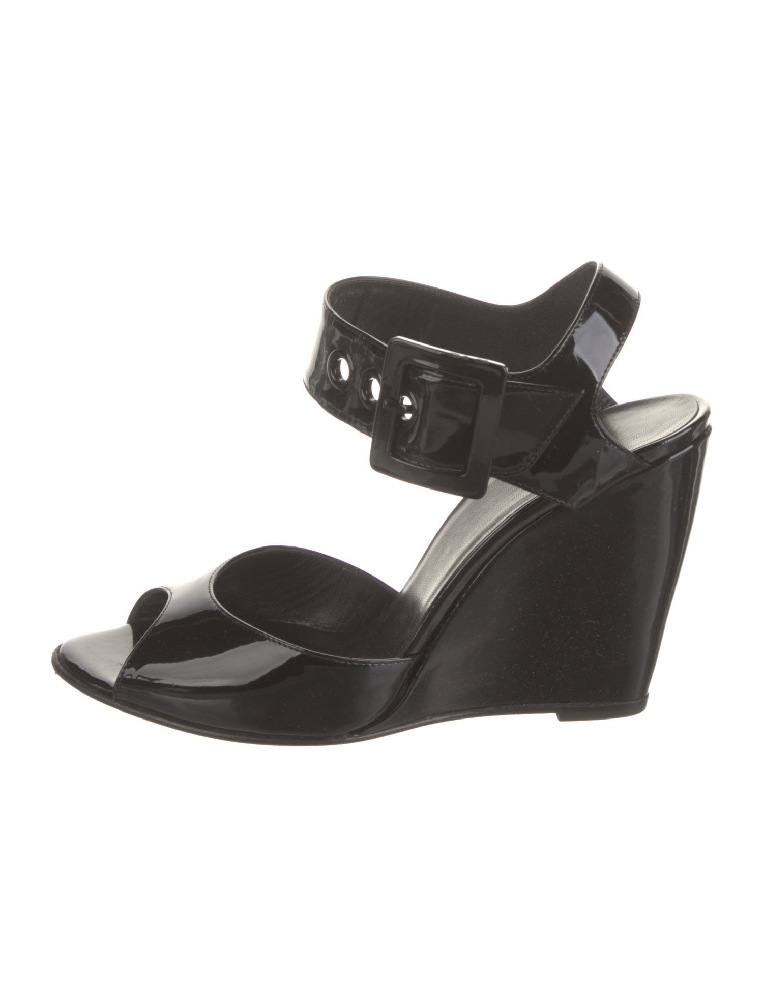 Pierre Hardy Patent Leather Slingback Pumps